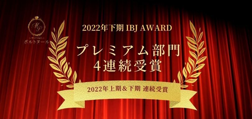 IBJ AWARDプレミアム部門 4連続受賞