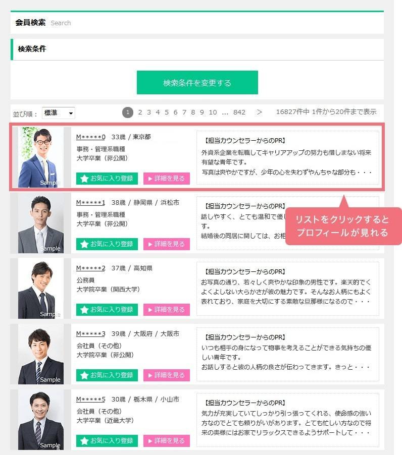 Step3. 検索結果一覧